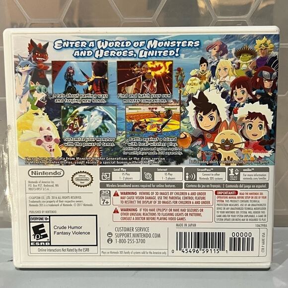 3ds Monster Hunter Stories for 3DS Nintendo - Picture 5 of 6